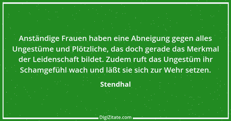 Zitat von Stendhal 88