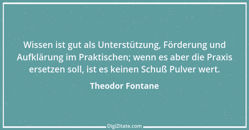 Zitat von Theodor Fontane 380