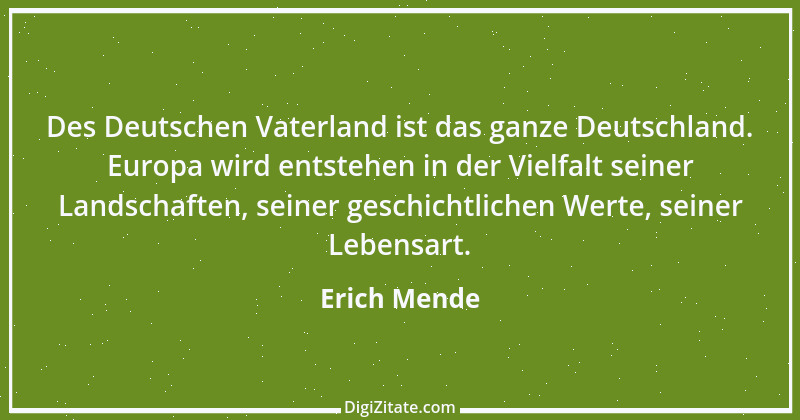 Zitat von Erich Mende 3