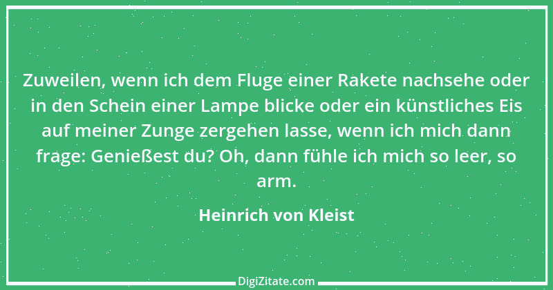 Zitat von Heinrich von Kleist 18