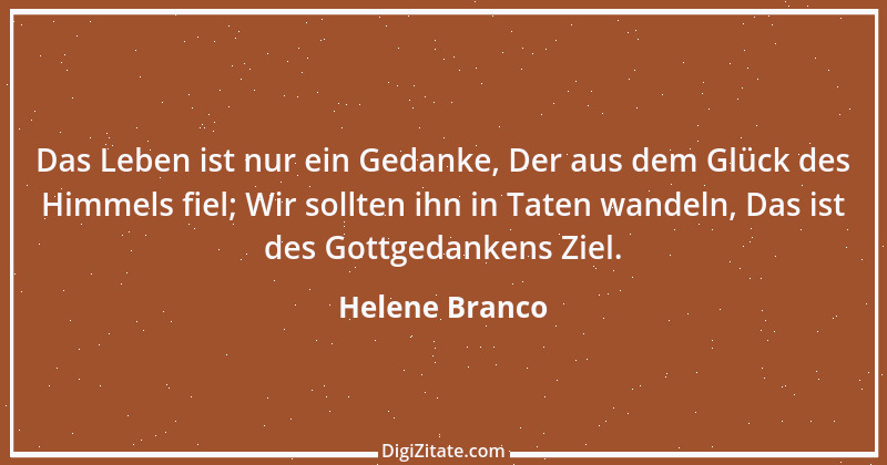 Zitat von Helene Branco 1