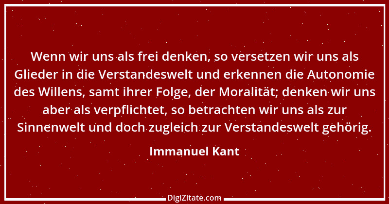 Zitat von Immanuel Kant 610