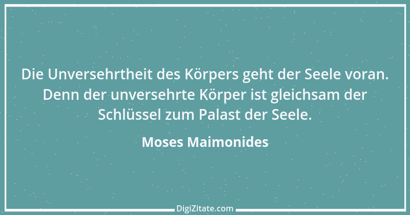 Zitat von Moses Maimonides 3