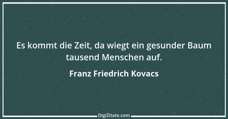 Zitat von Franz Friedrich Kovacs 108