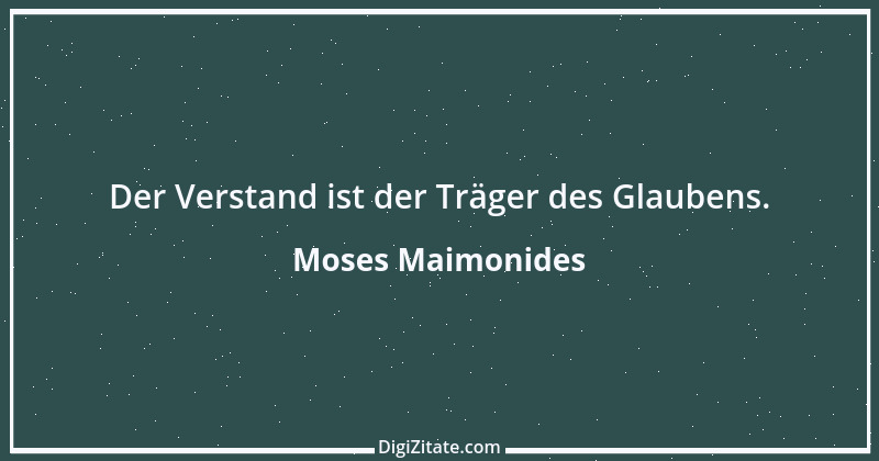 Zitat von Moses Maimonides 4