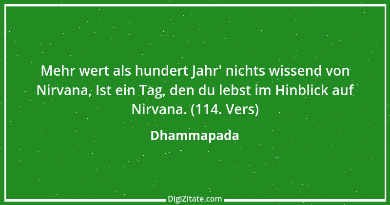 Zitat von Dhammapada 115