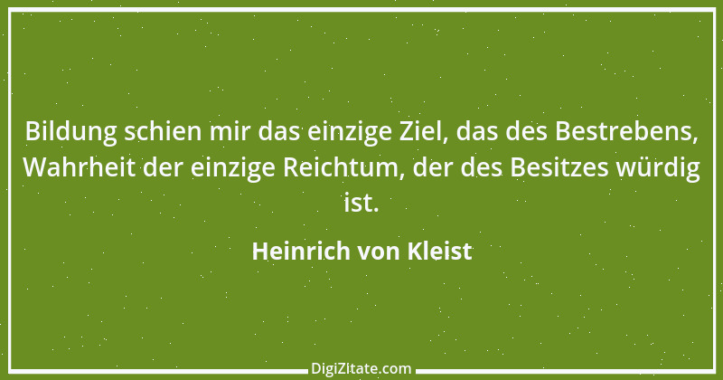 Zitat von Heinrich von Kleist 20