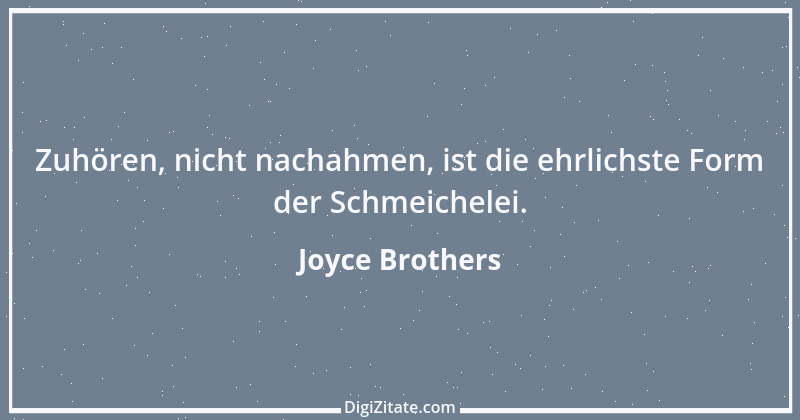 Zitat von Joyce Brothers 3