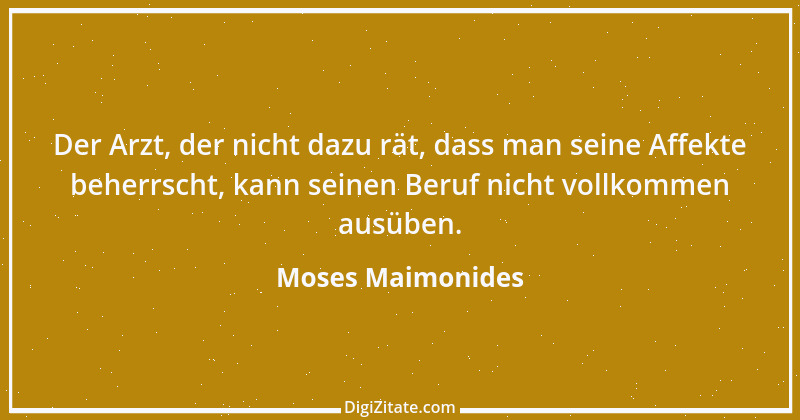 Zitat von Moses Maimonides 5