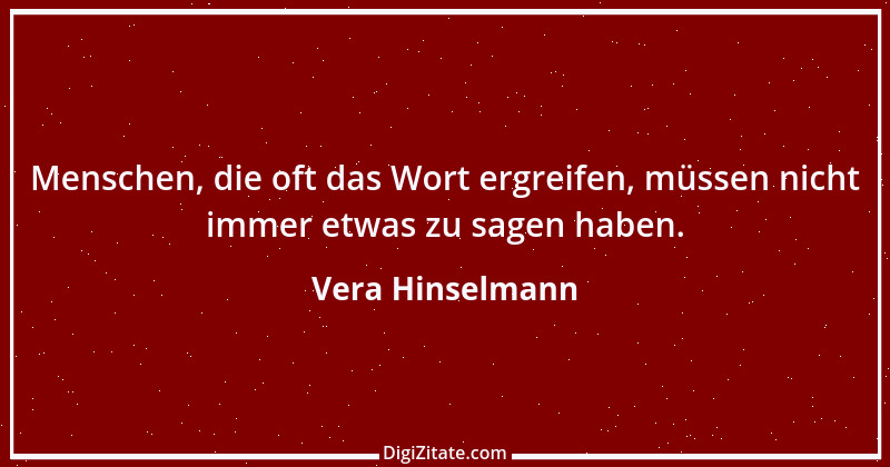 Zitat von Vera Hinselmann 13