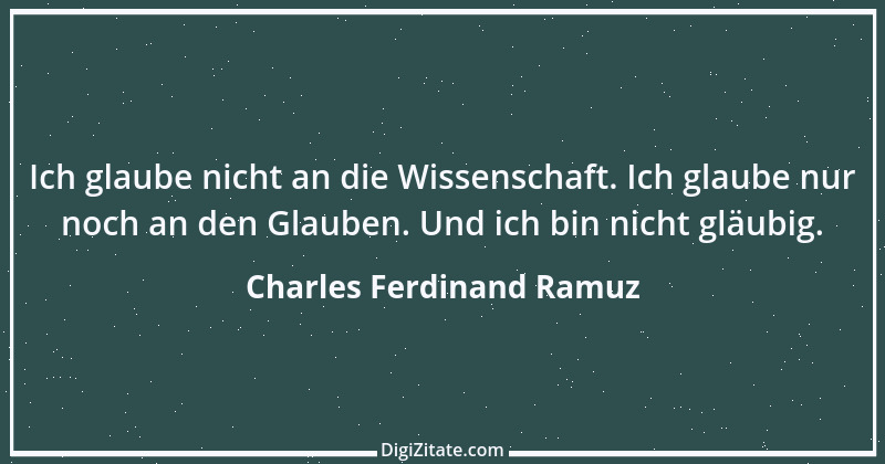 Zitat von Charles Ferdinand Ramuz 6