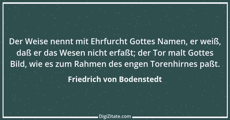 Zitat von Friedrich von Bodenstedt 80