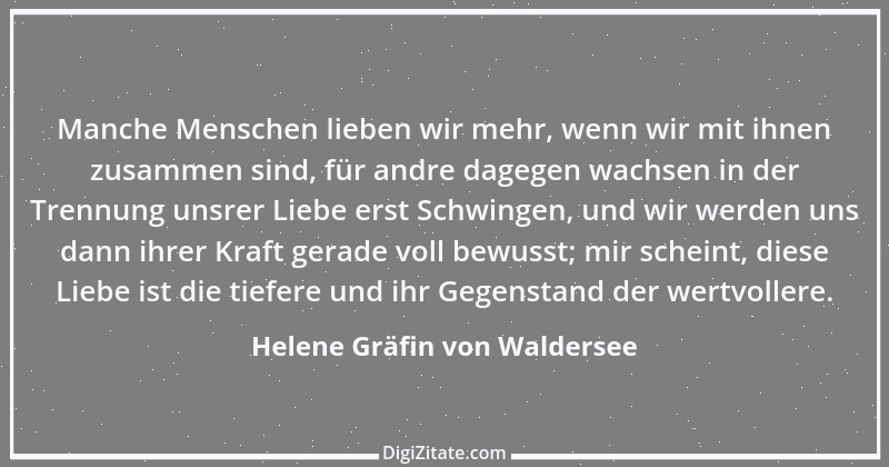 Zitat von Helene Gräfin von Waldersee 3