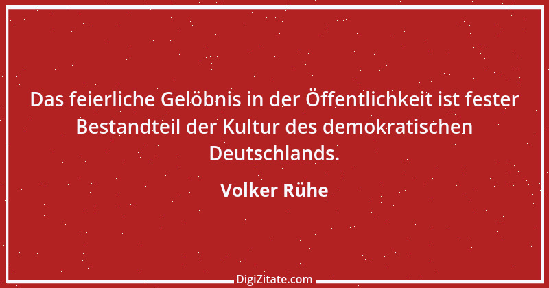 Zitat von Volker Rühe 4