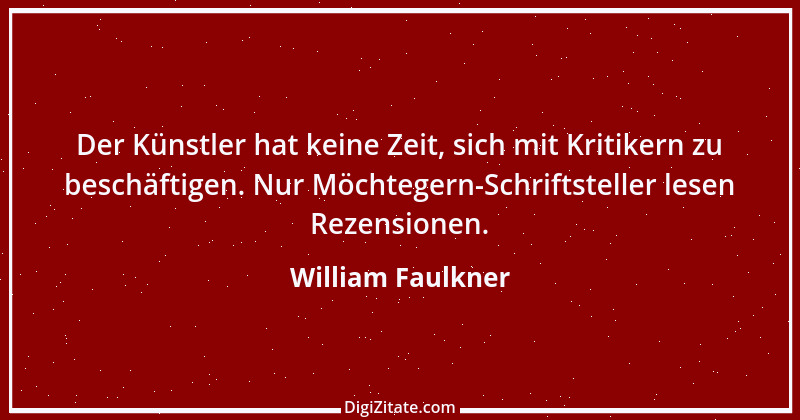 Zitat von William Faulkner 19