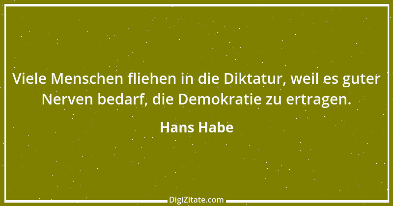 Zitat von Hans Habe 2