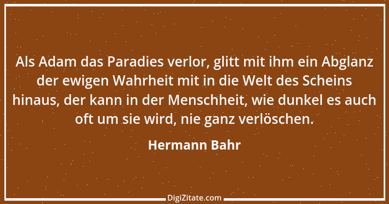 Zitat von Hermann Bahr 32