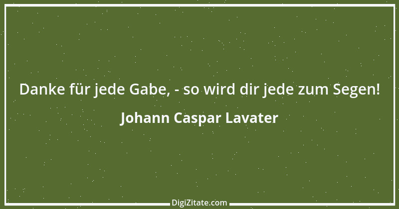 Zitat von Johann Caspar Lavater 94