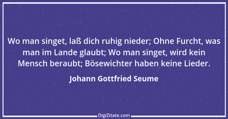 Zitat von Johann Gottfried Seume 57