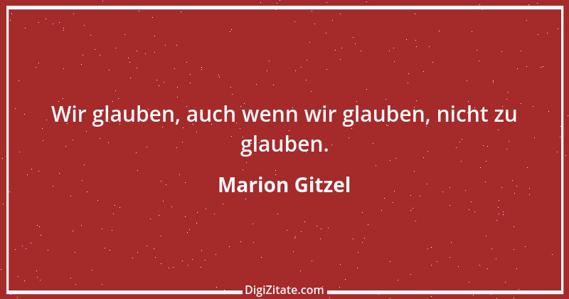 Zitat von Marion Gitzel 39