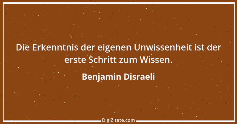 Zitat von Benjamin Disraeli 75