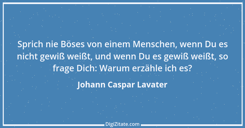 Zitat von Johann Caspar Lavater 95