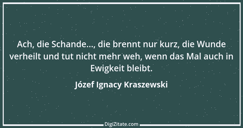 Zitat von Józef Ignacy Kraszewski 1