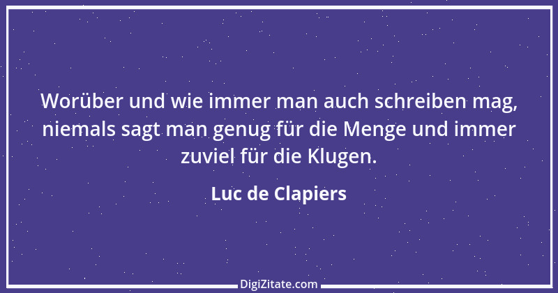 Zitat von Luc de Clapiers 247