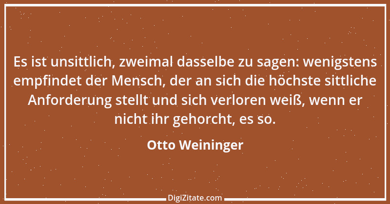 Zitat von Otto Weininger 14