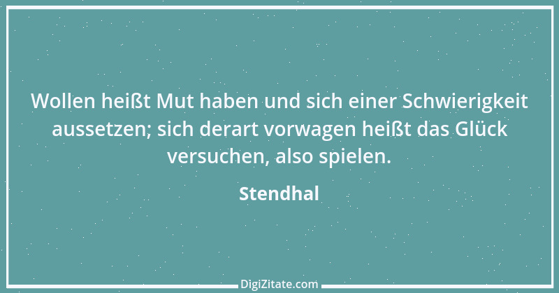 Zitat von Stendhal 95