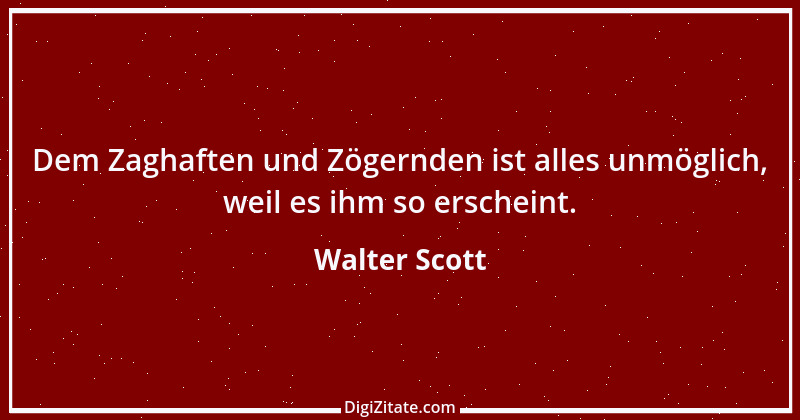 Zitat von Walter Scott 5