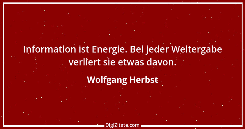 Zitat von Wolfgang Herbst 4