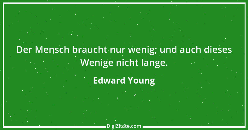 Zitat von Edward Young 7