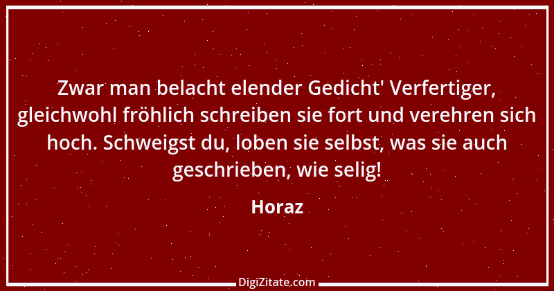 Zitat von Horaz 136