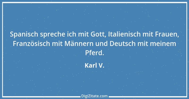 Zitat von Karl V. 2