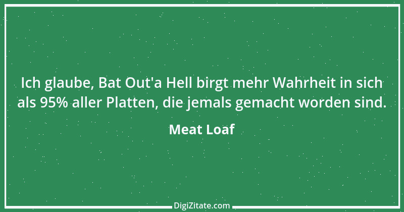 Zitat von Meat Loaf 13