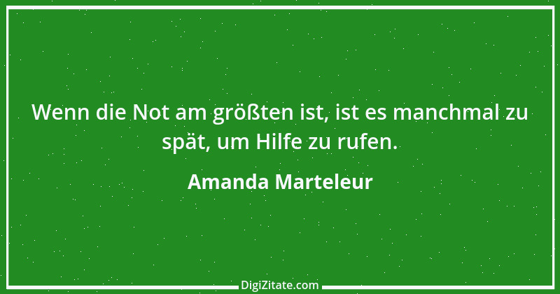 Zitat von Amanda Marteleur 4