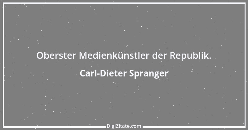 Zitat von Carl-Dieter Spranger 4