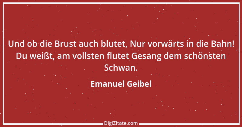 Zitat von Emanuel Geibel 123