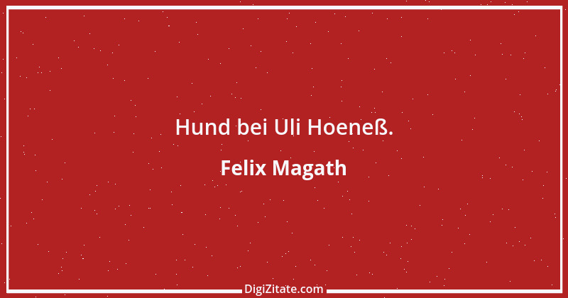 Zitat von Felix Magath 35