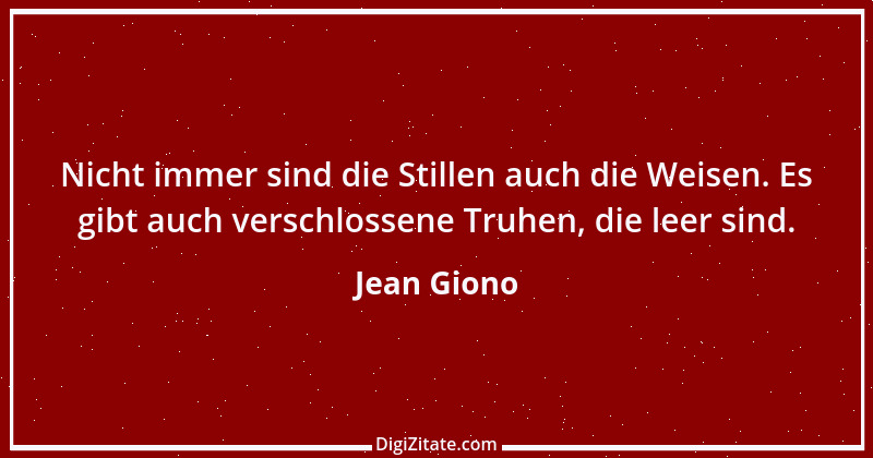 Zitat von Jean Giono 1