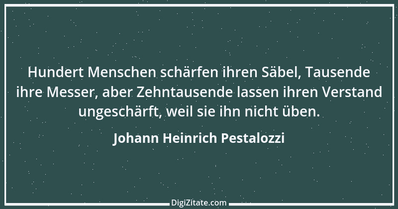 Zitat von Johann Heinrich Pestalozzi 237