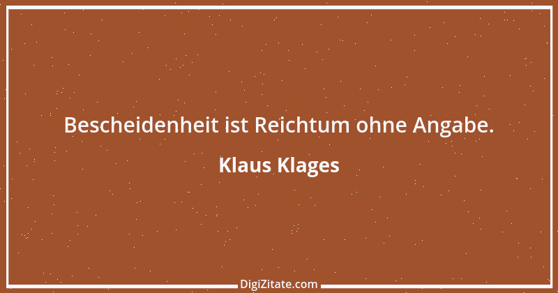 Zitat von Klaus Klages 18