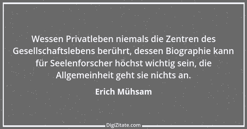 Zitat von Erich Mühsam 3