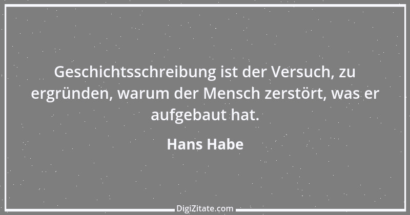 Zitat von Hans Habe 5