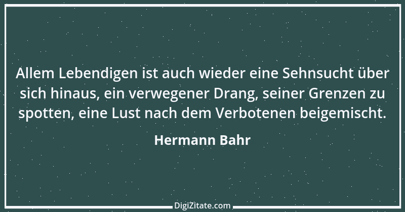 Zitat von Hermann Bahr 35