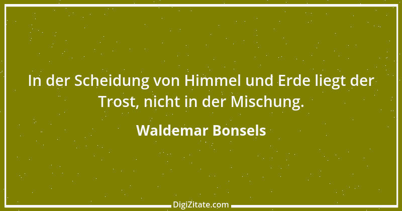 Zitat von Waldemar Bonsels 1