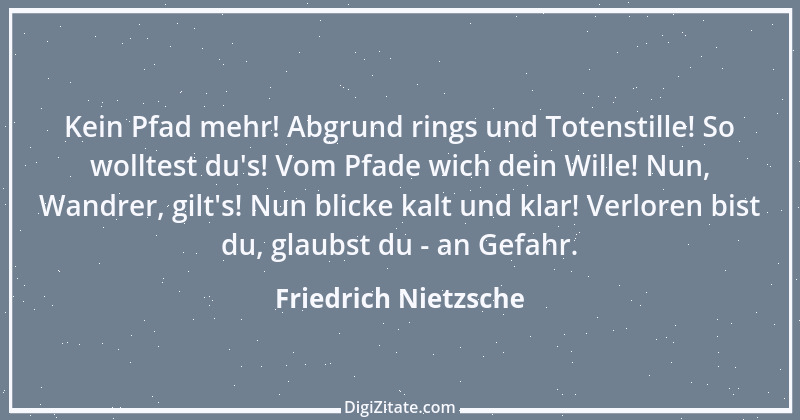 Zitat von Friedrich Nietzsche 1065