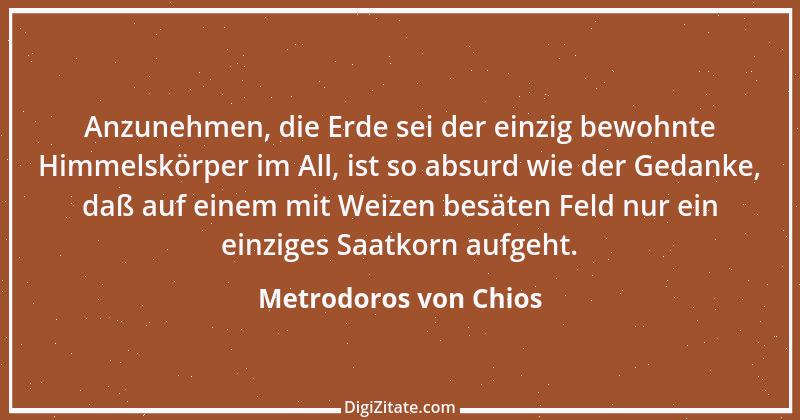 Zitat von Metrodoros von Chios 2