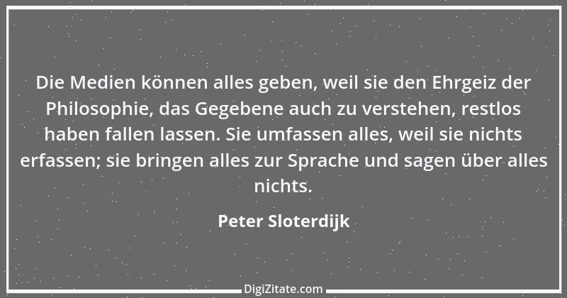 Zitat von Peter Sloterdijk 50